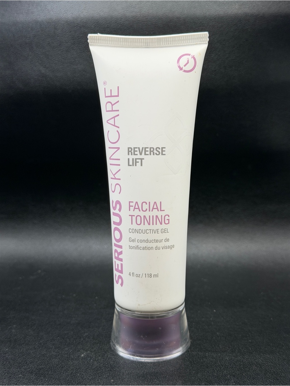 Serious Skincare Reverse Lift‎ Facial Toning Conductive Gel 4oz Sealed Tube